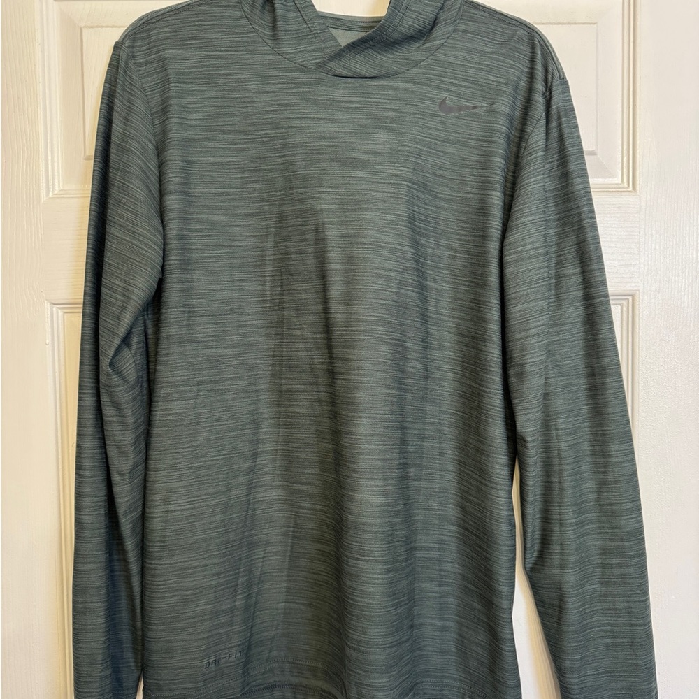 Nike Men's Heathered Green Shirt
